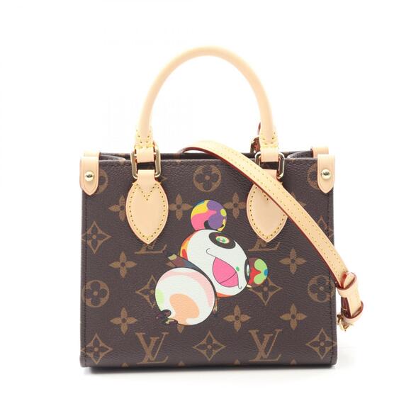 LV-250604-3-02_grande.jpg?v=  Louis Vuitton Takashi Murakami LV TM On the Go Handbag Brown